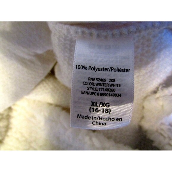 Scottie Dog Sweater Teddy Bear Style Sherpa Pullover Sequin Cozy Soft Womens XL - Picture 8 of 8